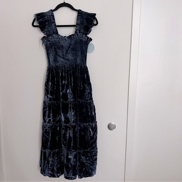 Hill House House Navy Velvet Ellie Nap Dress - Picture 6 of 9